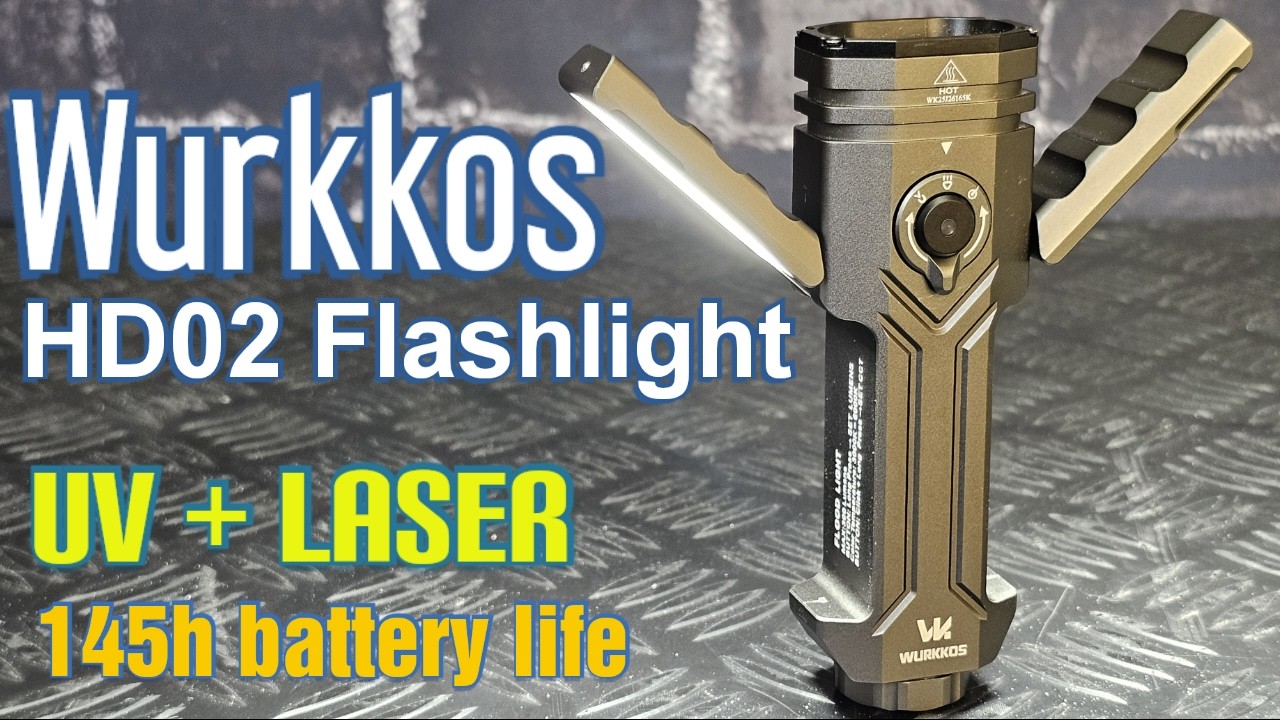 Wurkkos HD02 Flashlight &ndash;  a Beast of a Tactical Light 