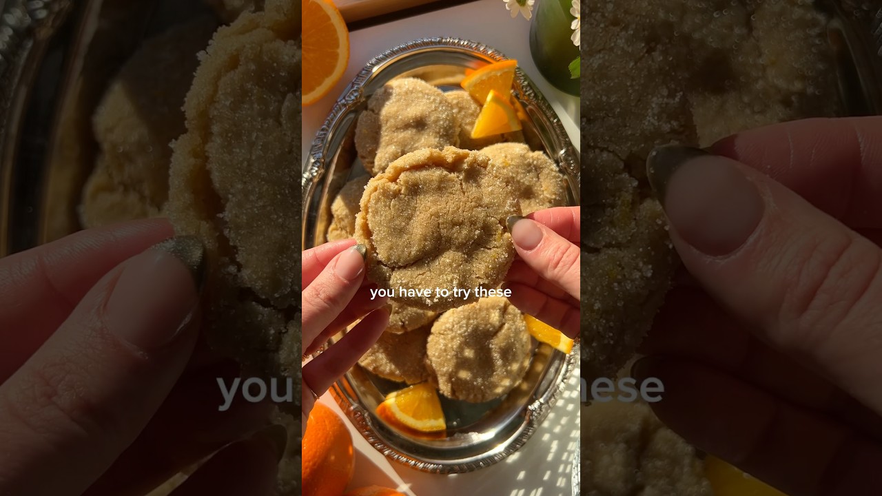 There&rsquo;s a special ingredient in these orange cookies ✨#shorts