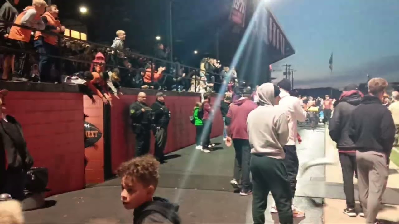 The 2025 Ironton football team sprinted onto the field at Tanks Memorial Stadium on Senior Night.