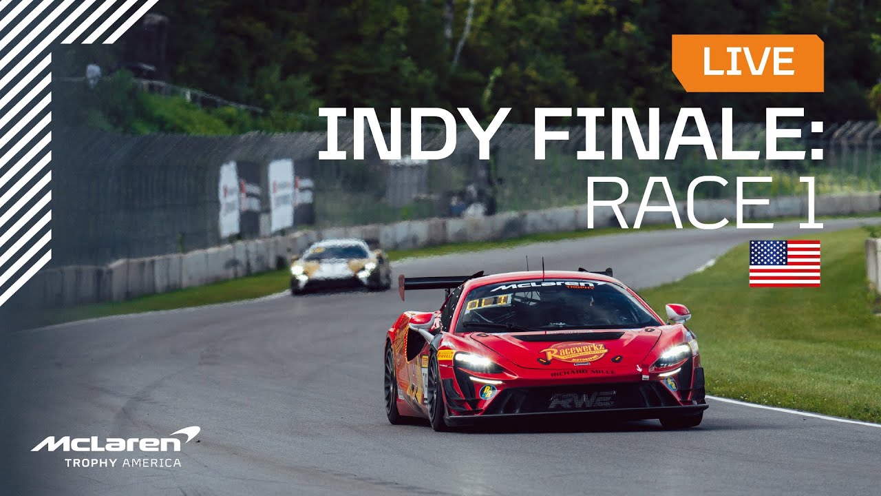 LIVE I Race 1 I Indianapolis I McLaren Trophy America 2025