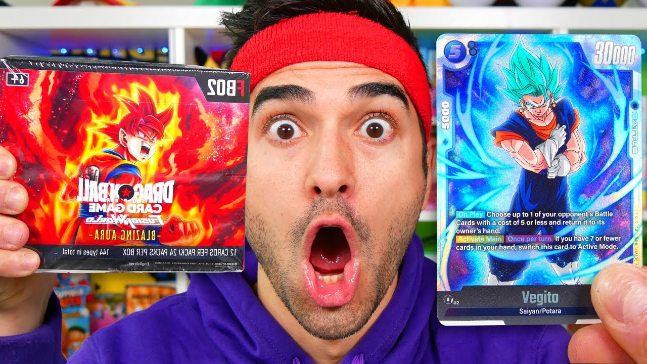 APRO UN BOX DI CARTE DRAGONBALL E TROVO...