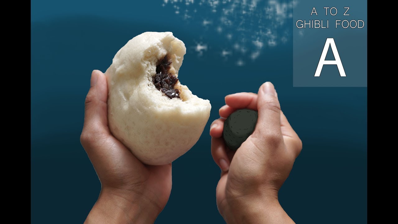 Anman || Steamed buns filled with red bean paste || Spirited Away || A to Z Ghibli Food