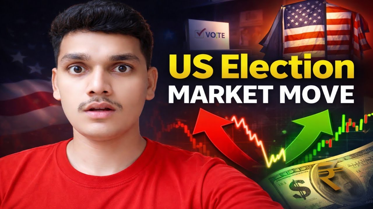 US Election का Indian Market पर Impact 🇺🇸→🇮🇳 | Nifty, IT, Pharma Next Move Explained