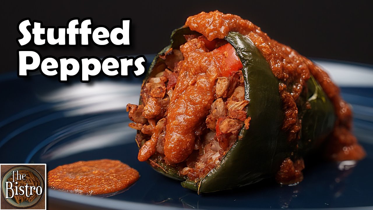 Easy Stuffed Peppers - Whole Food Plant Based Recipe