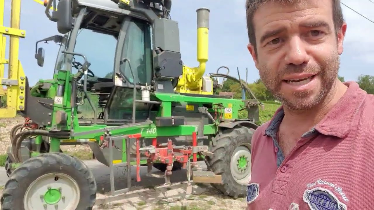 Interceps mécaniques sous le rang - Compatible avec les vendanges qui arrivent ? 🤔🍇