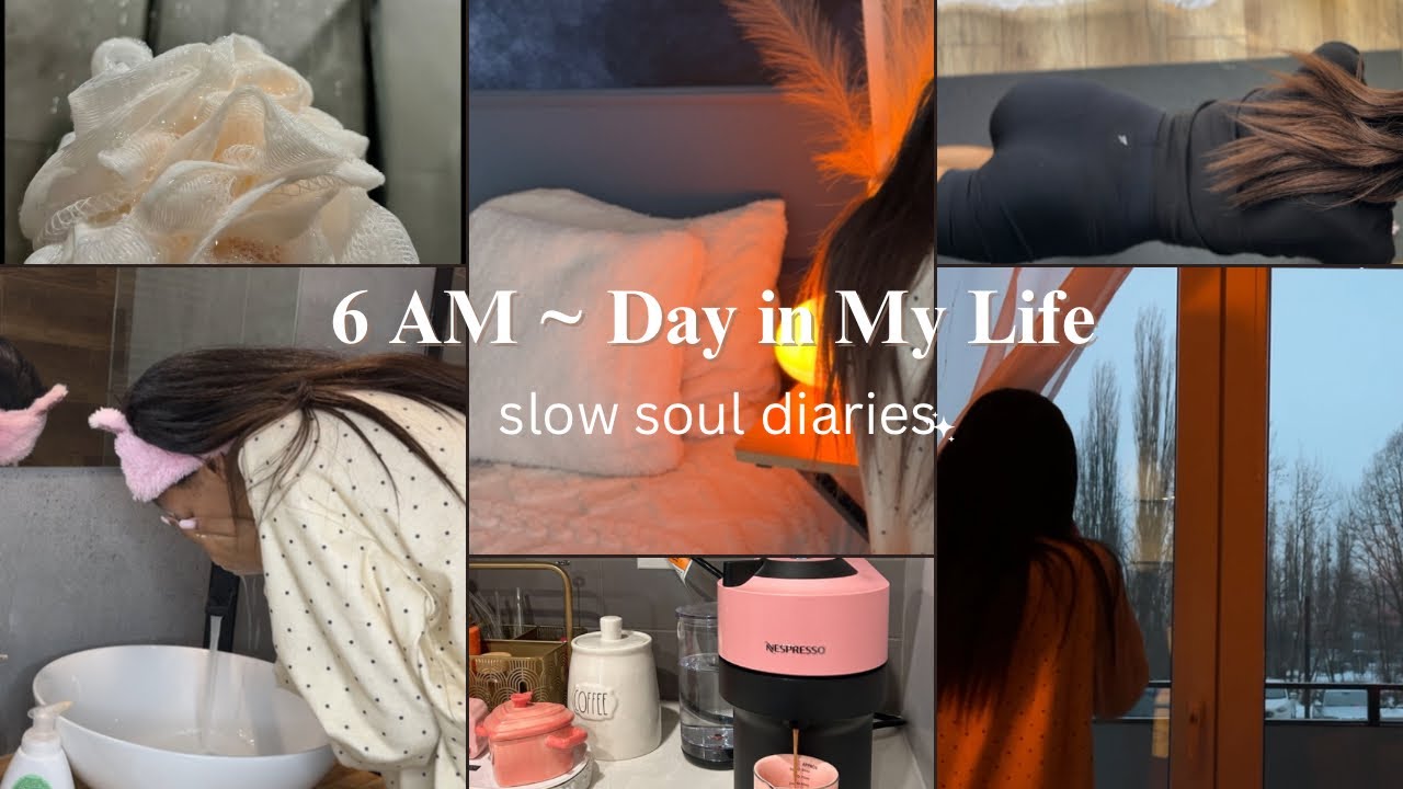 6 AM ~ A Day in My Life 🤍🌤️ | Living Alone, Work & Study, Productive Day
