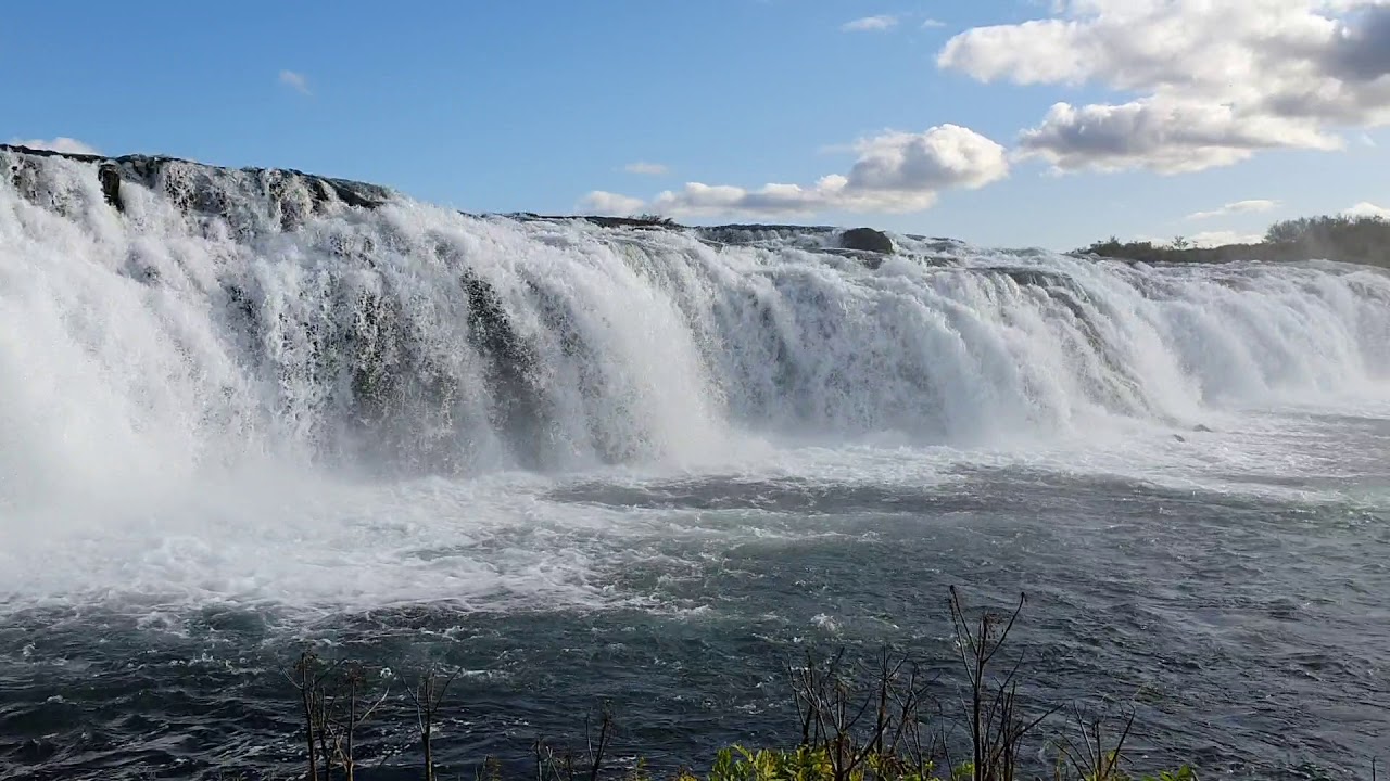 Faxi Waterfall on South Coast of Iceland
