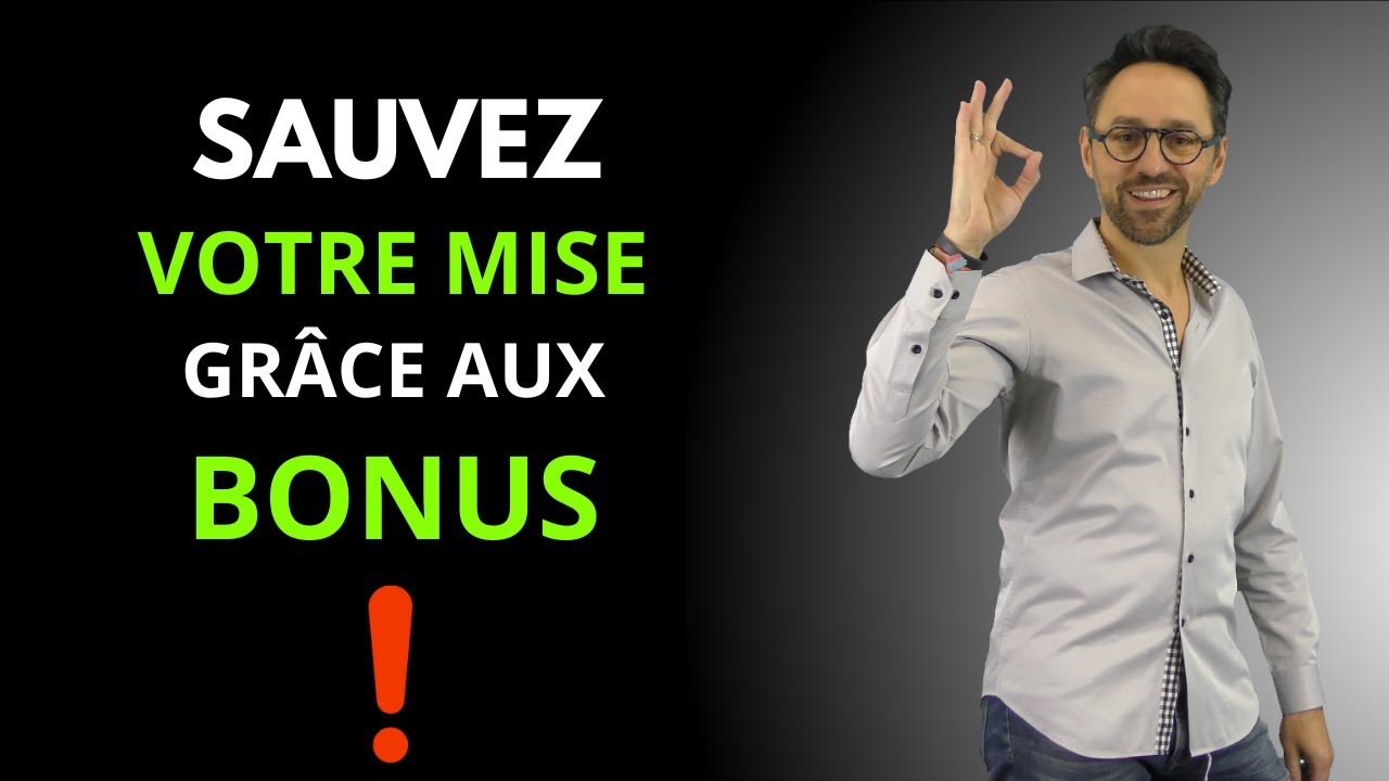 Vous pensiez avoir perdu ? Gardez espoir, les Bonus peuvent vous sauver la mise !