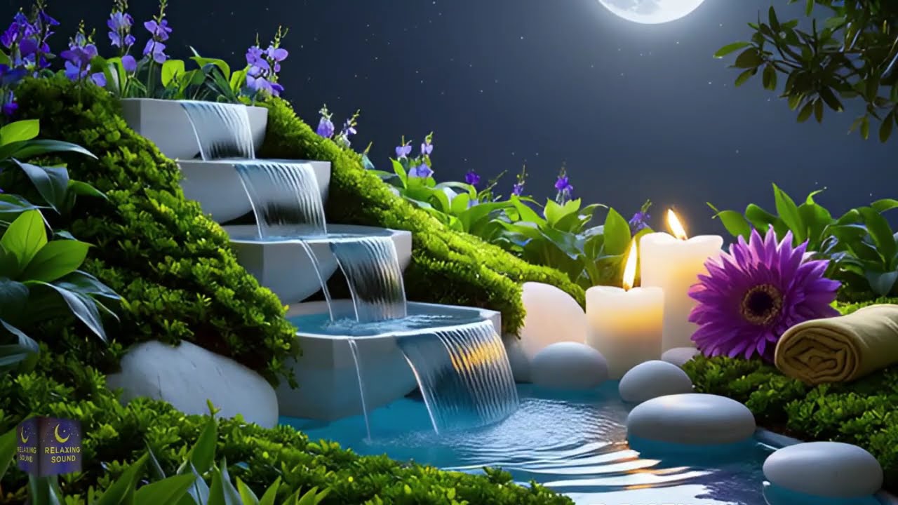 Relaxing Water Sound | Peaceful Meditation | Calm Water Sounds & Piano for Deep Relaxation