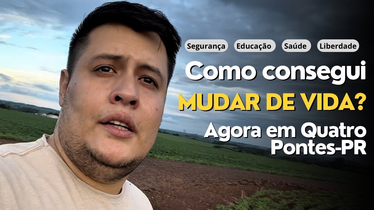 Me mudei de Toledo - Caminhando em Quatro Pontes - PR