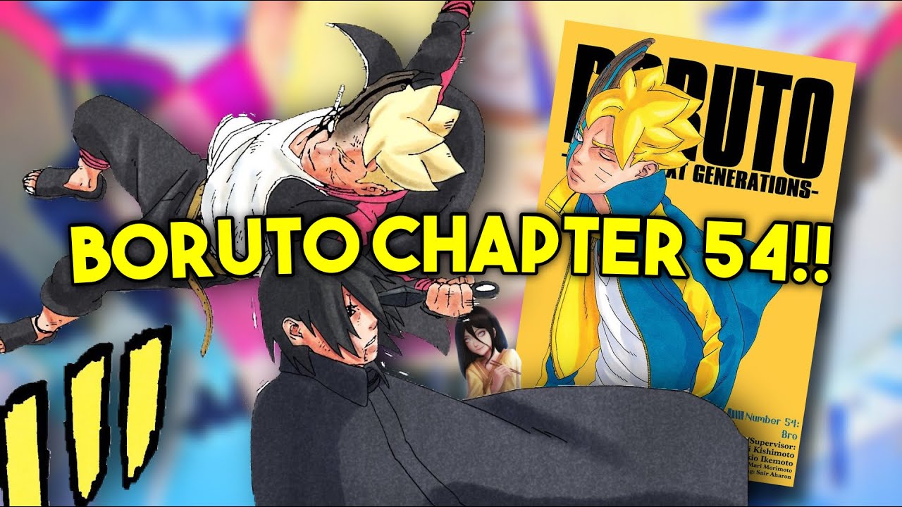 Boruto Chapter 54 Review (Sasuke and Kawaki vs BORUSHIKI!)