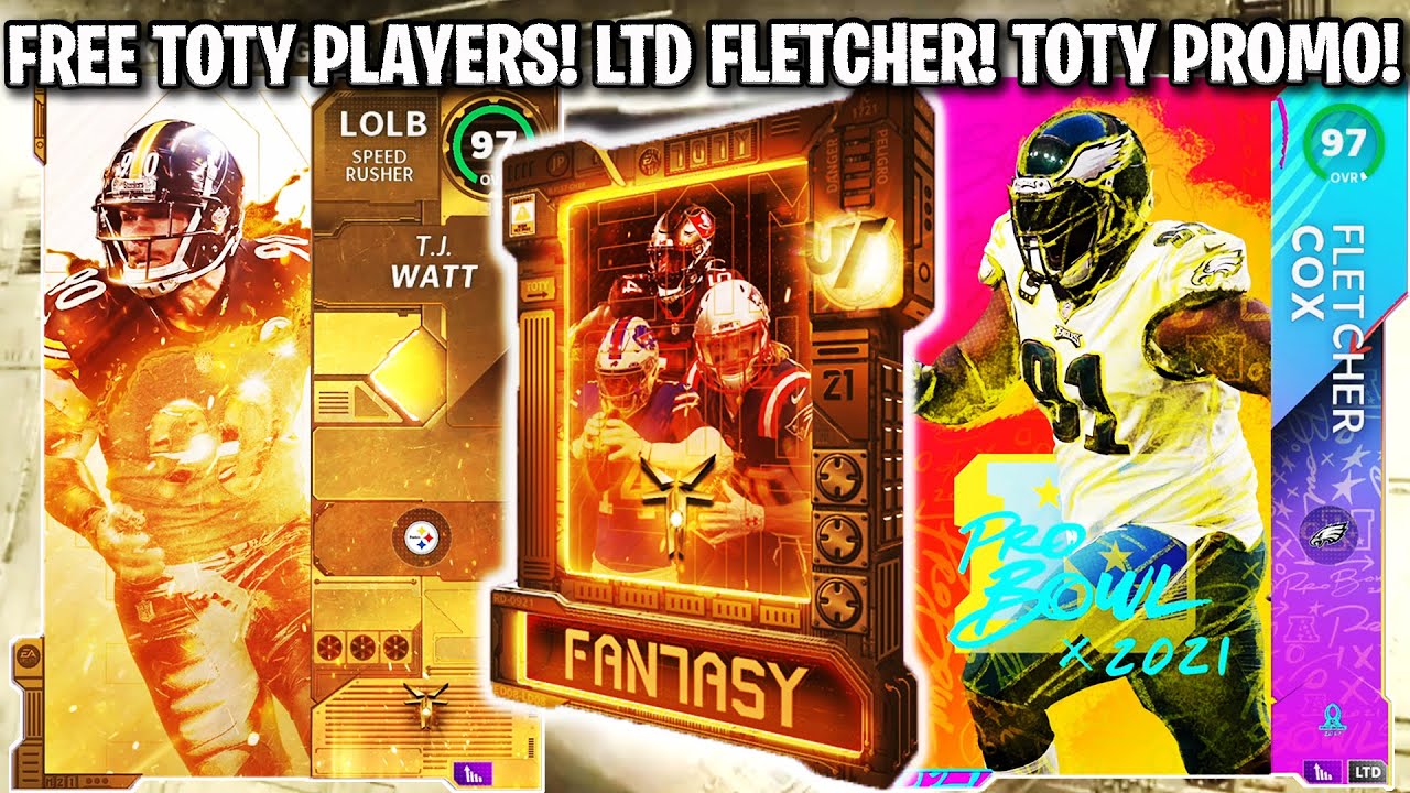 FREE TOTY PLAYERS! PRO BOWL LTD FLETCHER, TOTY PACKS, SETS, SOLOS, AND PLAYERS! | MADDEN 21
