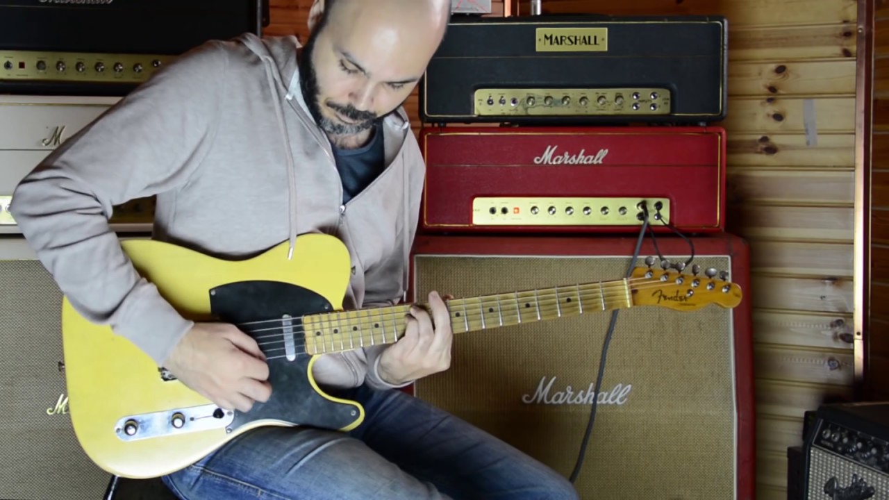 Fender Telecaster 1954 & Marshall Lead 50 1968 Plexi Guitar Amp