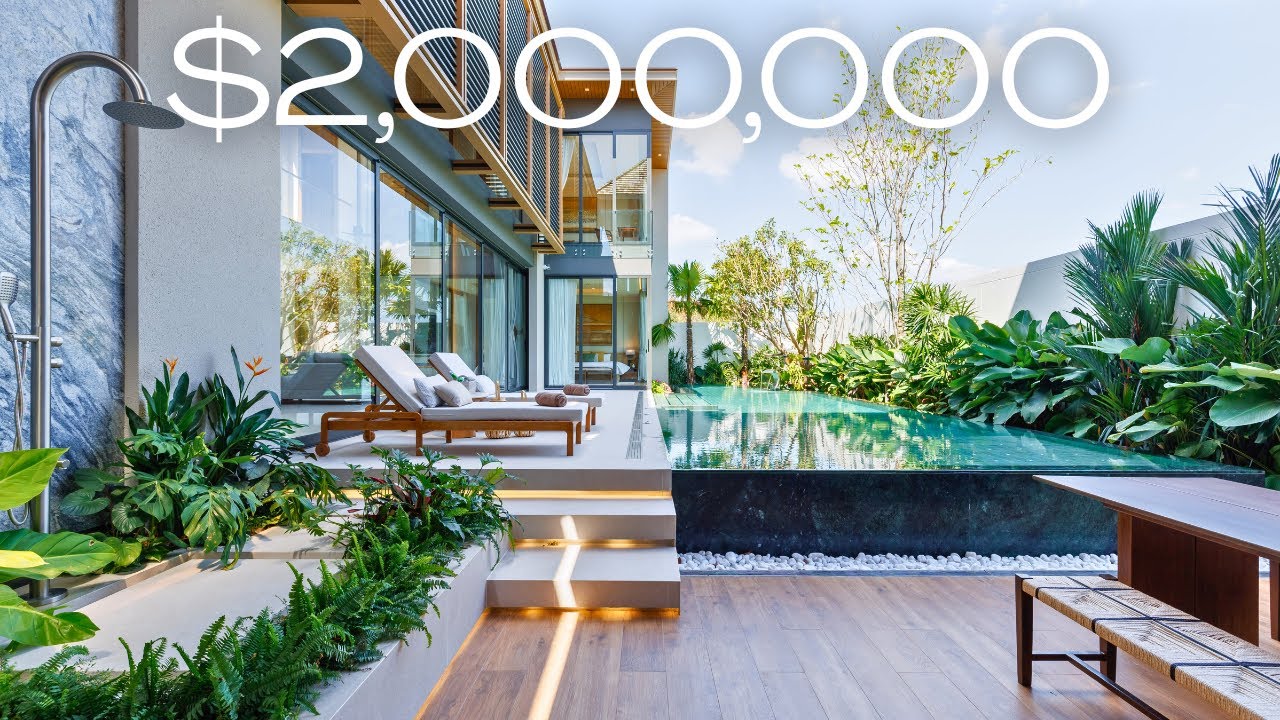 Inside a $2,000,000 Minimalist dream villa in Phuket