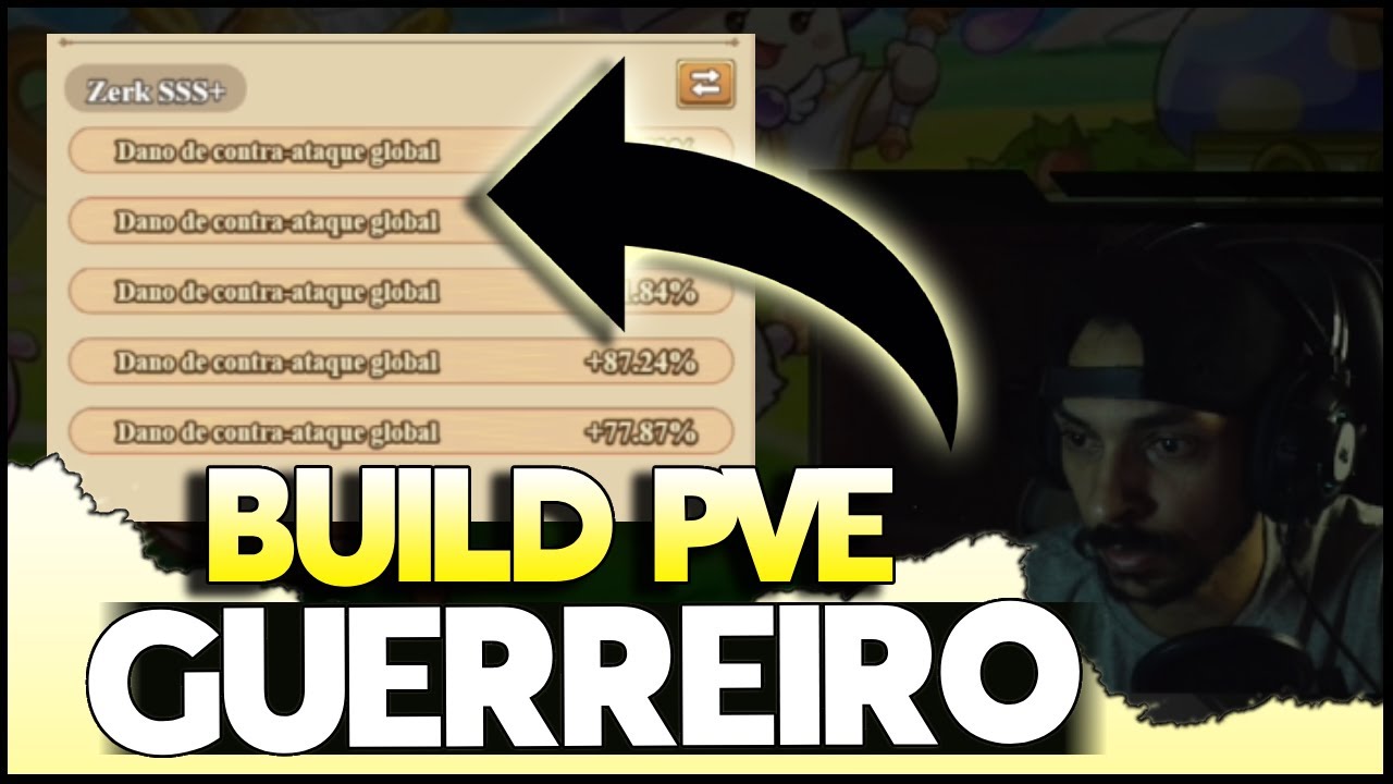 BUILD GUERRREIRO | Legends of Mushroom | TUDO SOBRE A NOVA BUILD