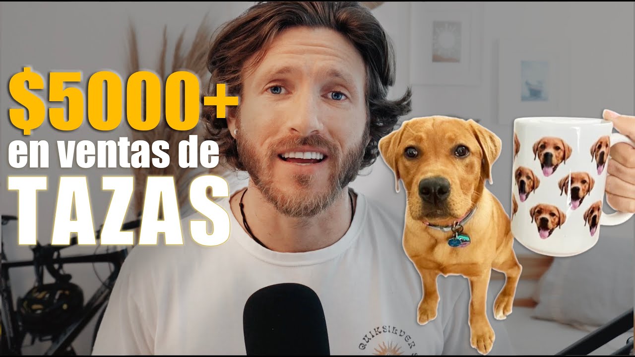 Esta taza genera más de $5000 al mes con impresión bajo demanda (Tutorial cómo hacerlo)
