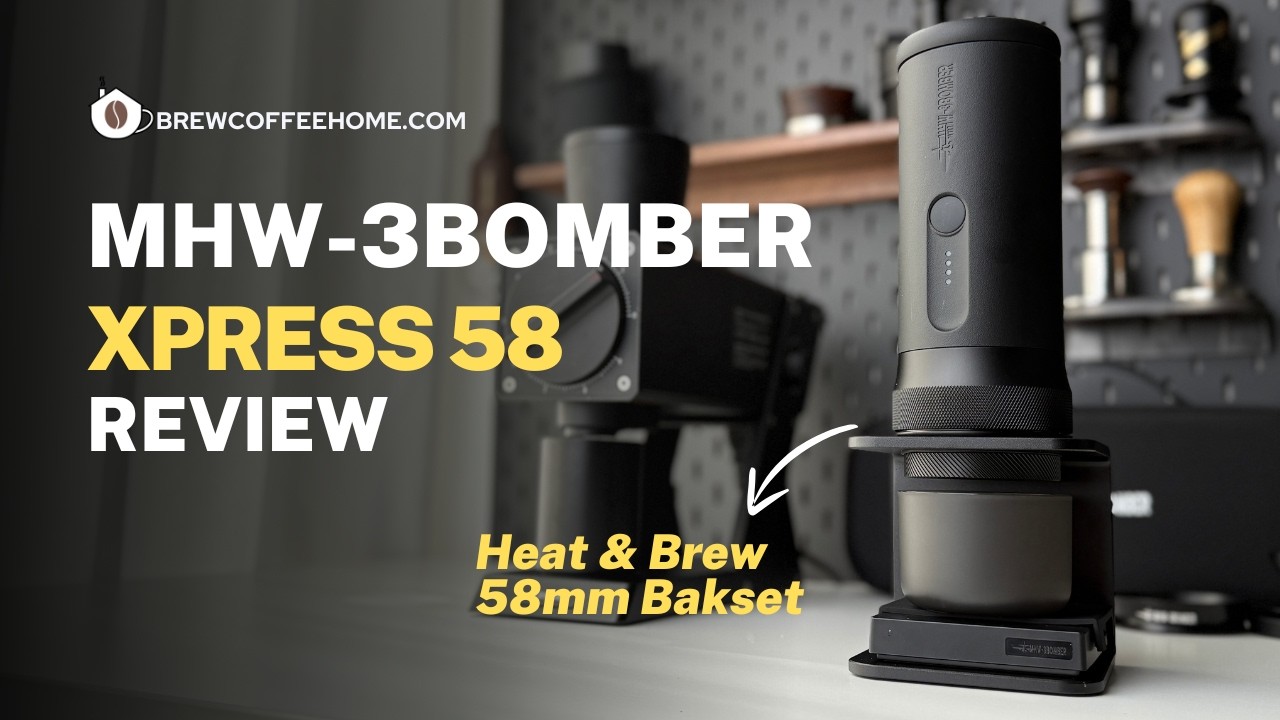 Обзор MHW-3Bomber X-PRESS 58 — портативная эспрессо-машина с функцией подогрева и заваривания, 58...