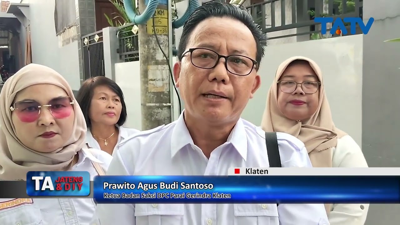 HUT Ke 18 Partai Gerindra Klaten Gelar Kegiatan Sosial