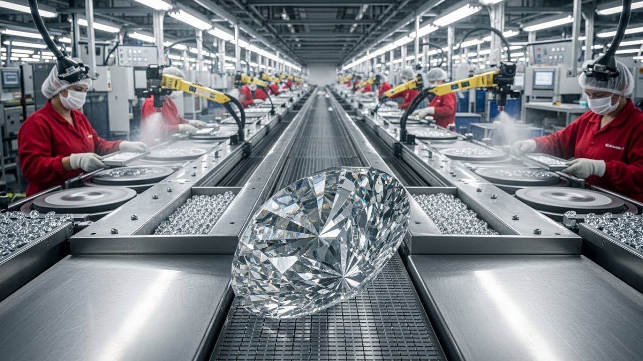 Inside the Diamond-Cutting Lab – How Rough Stones Become Million-Dollar Jewelry (Behind the Scenes)