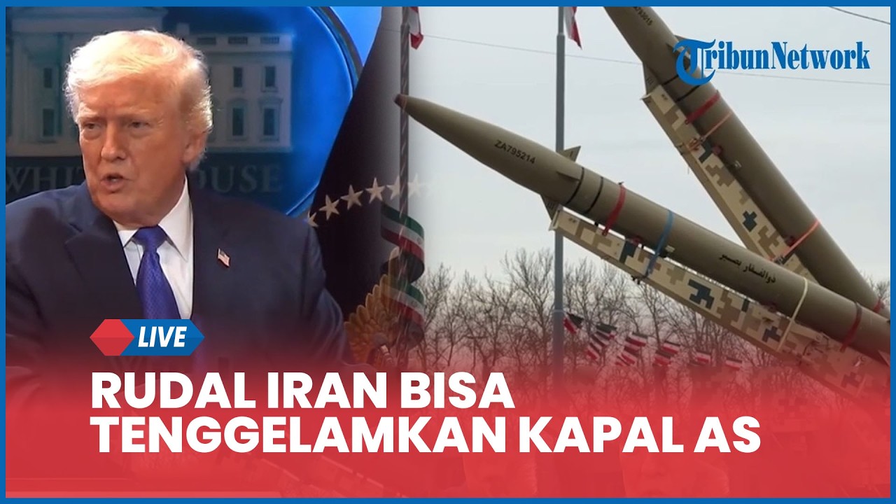 Rangkuman Konflik Timur Tengah: Rudal Iran Bisa Tenggelamkan Kapal AS, Trump Dibuat Kelabakan