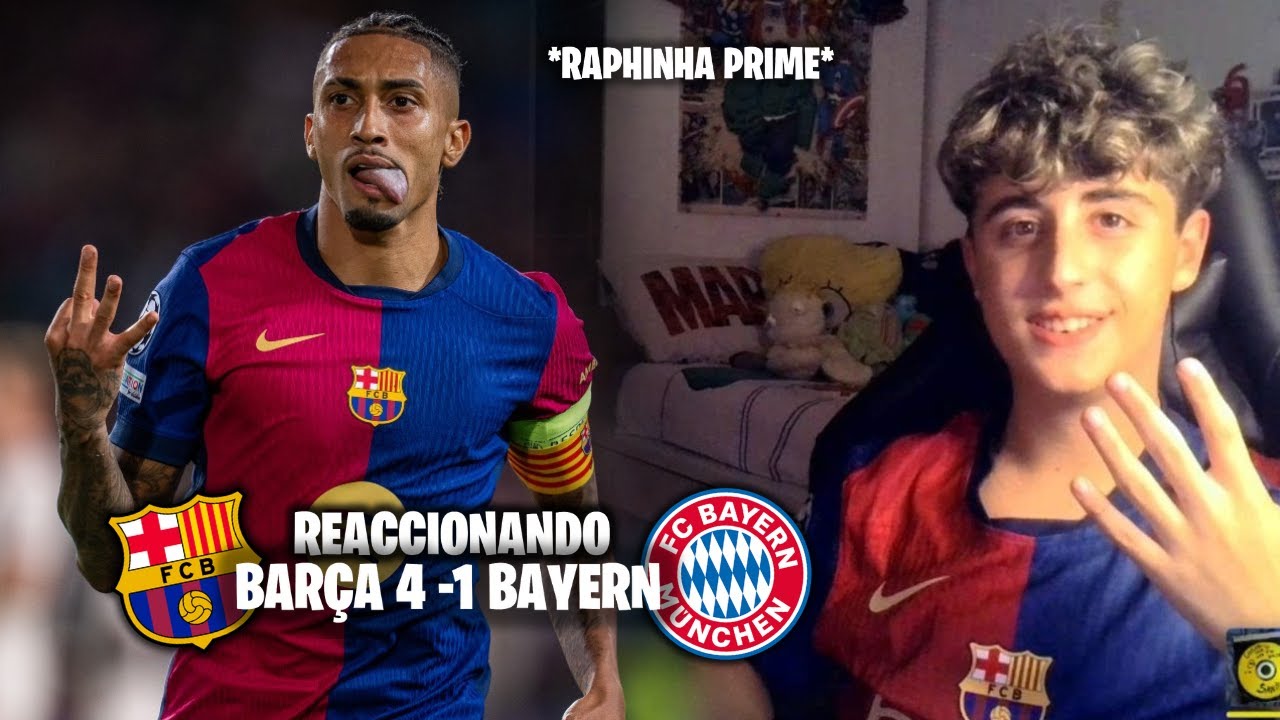 REACCIONANDO AL BARÇA 4 - 1 BAYERN, RAPHINHA ESTÁ EN SU PRIME!! | Don Bromas