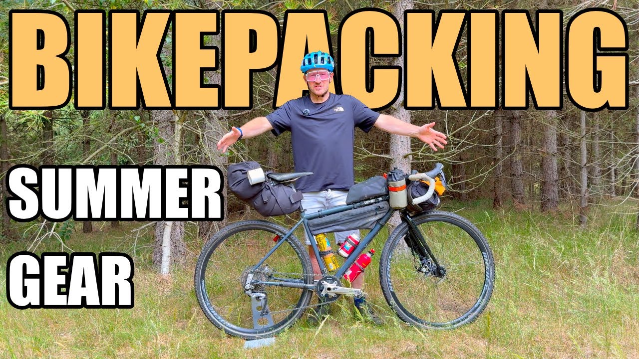 How and what I pack for bikepacking and wild camping overnighter camps in summer. 196