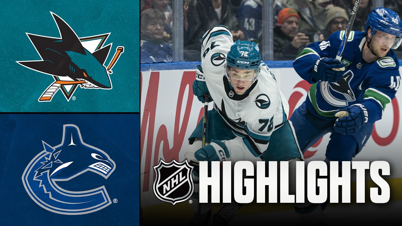 Sharks vs. Canucks | NHL Highlights | December 27, 2025