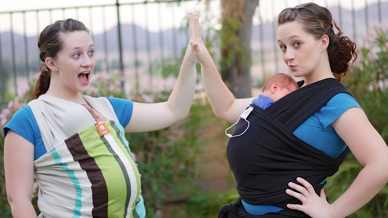 BABY WEARING HOW TO! (+ Mini Review) - Tula & Moby Wrap