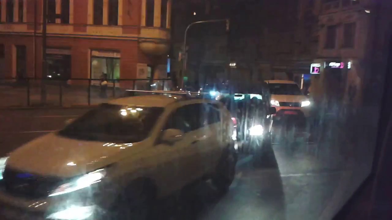 Večerní jízda linkou 074: Liberec - Chrastava - Bílý Kostel nad Nisou (Karosa C 954E)