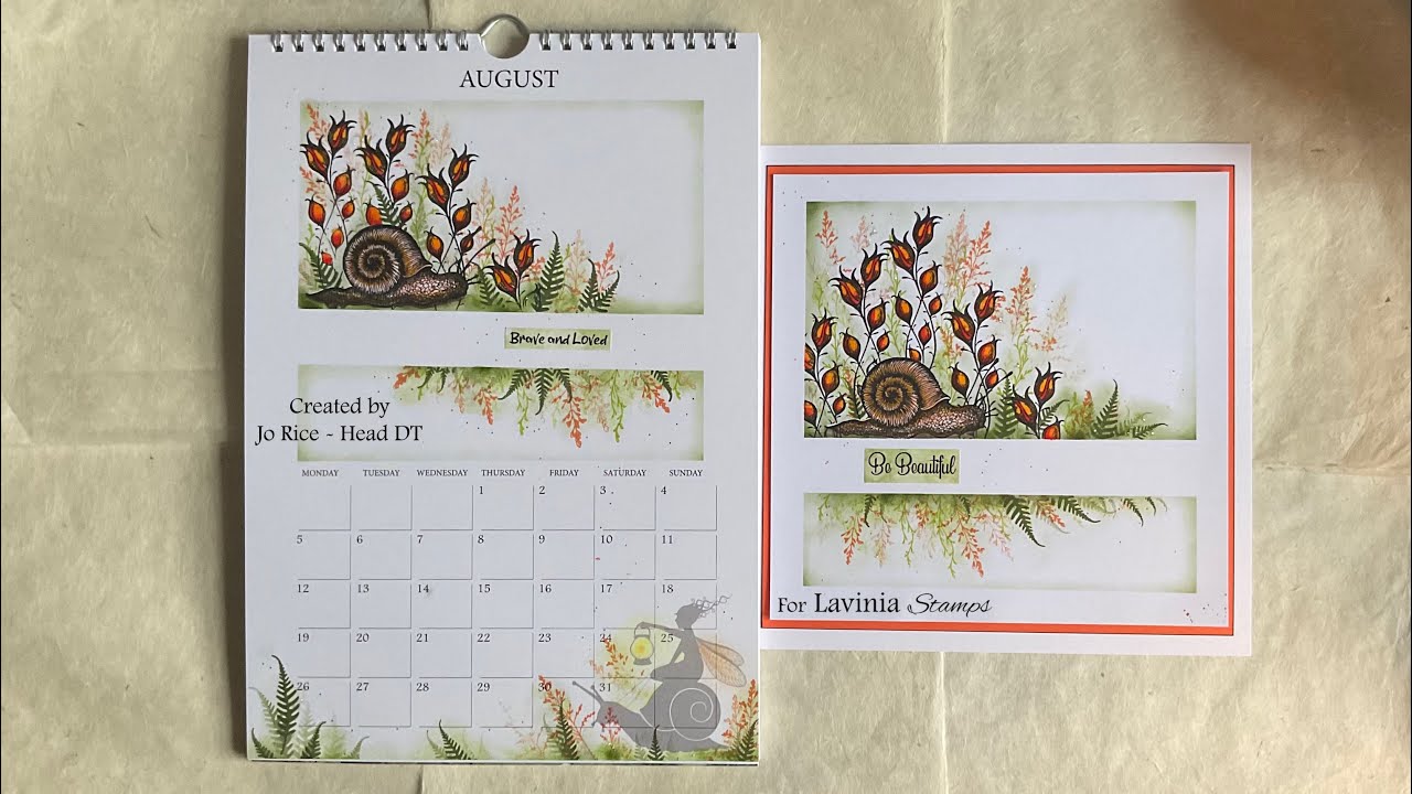 «Самуэль среди звездных цветов» Джо Райс #laviniastamps #calendar