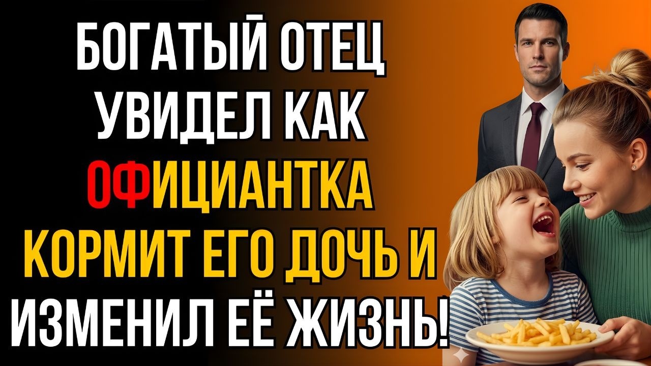 «Богатый отец увидел, как официантка кормит его больную дочь — и навсегда изменил её жизнь!»