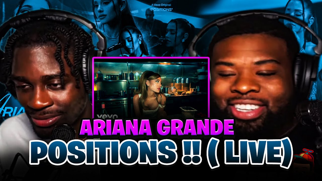 BabantheKidd FIRST TIME reacting to Ariana Grande - positions! (Official Live Performance) | Vevo