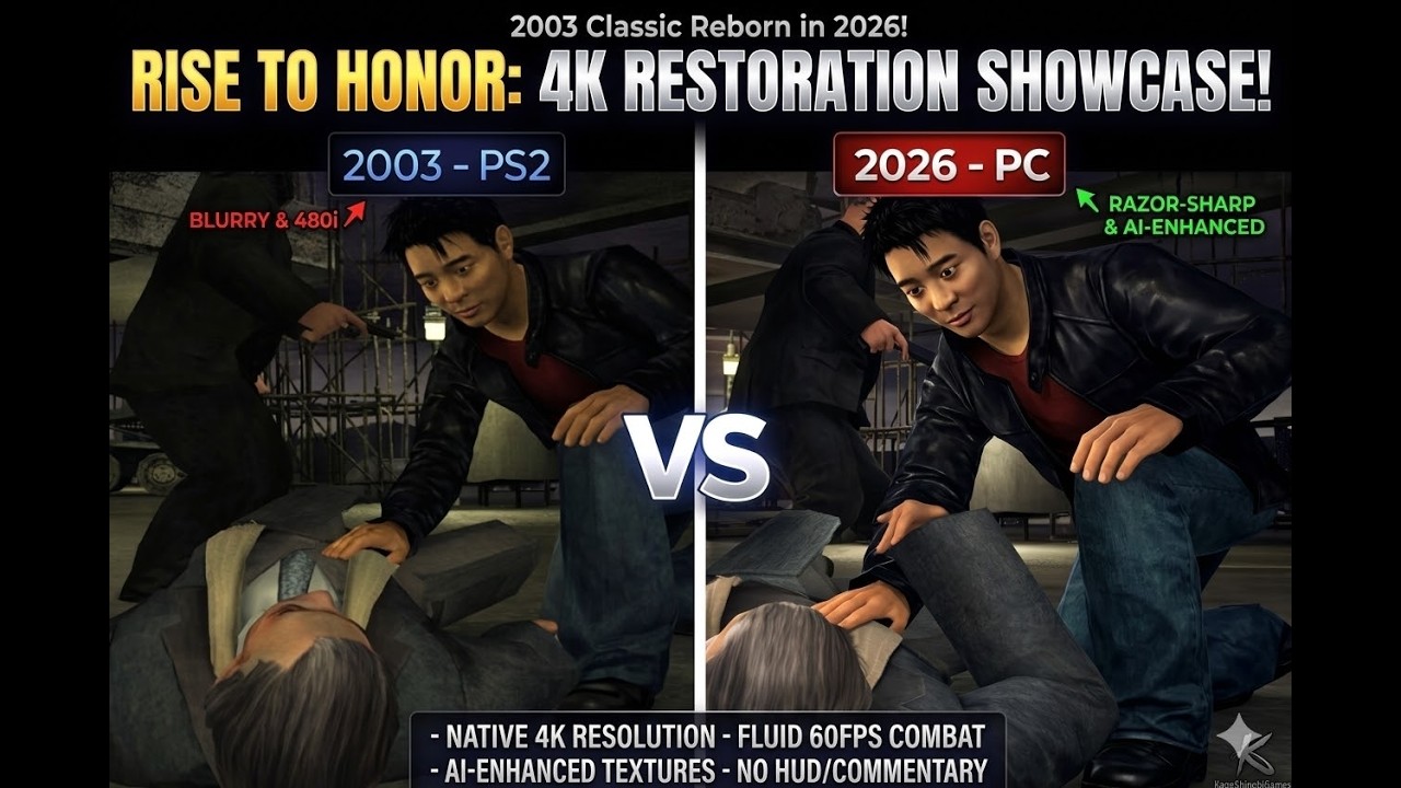 Jet Li: Rise to Honor — 4K 60FPS PS2 Revival  Full Chapter Restoration (2026)