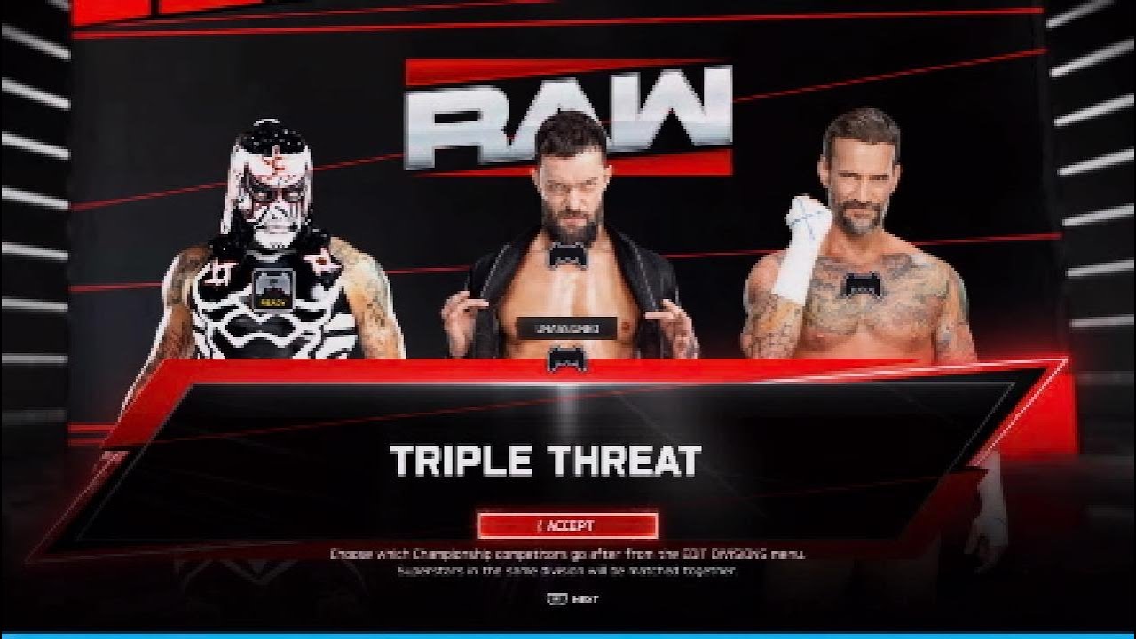 WWE2K25 - Penta Universe Mode - Week 17 - Number One Contender Match - PS5 Gameplay