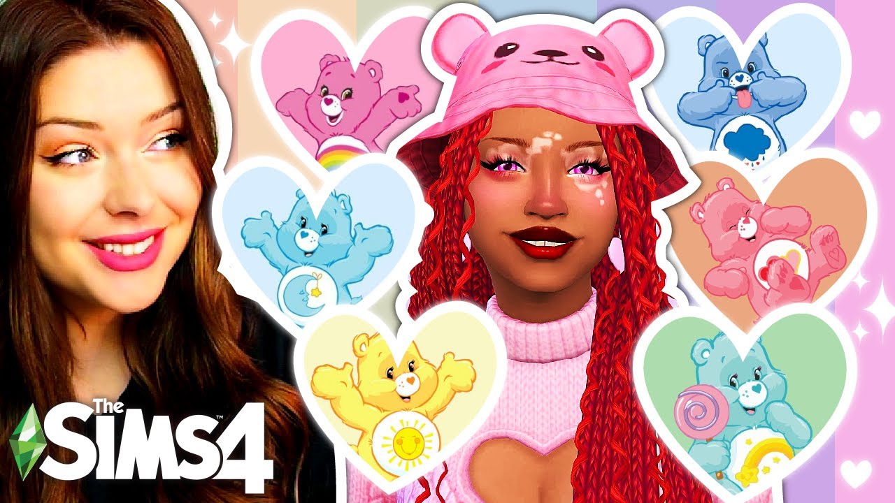 Each Sim is a Different CAREBEAR in The Sims 4 Create a Sim