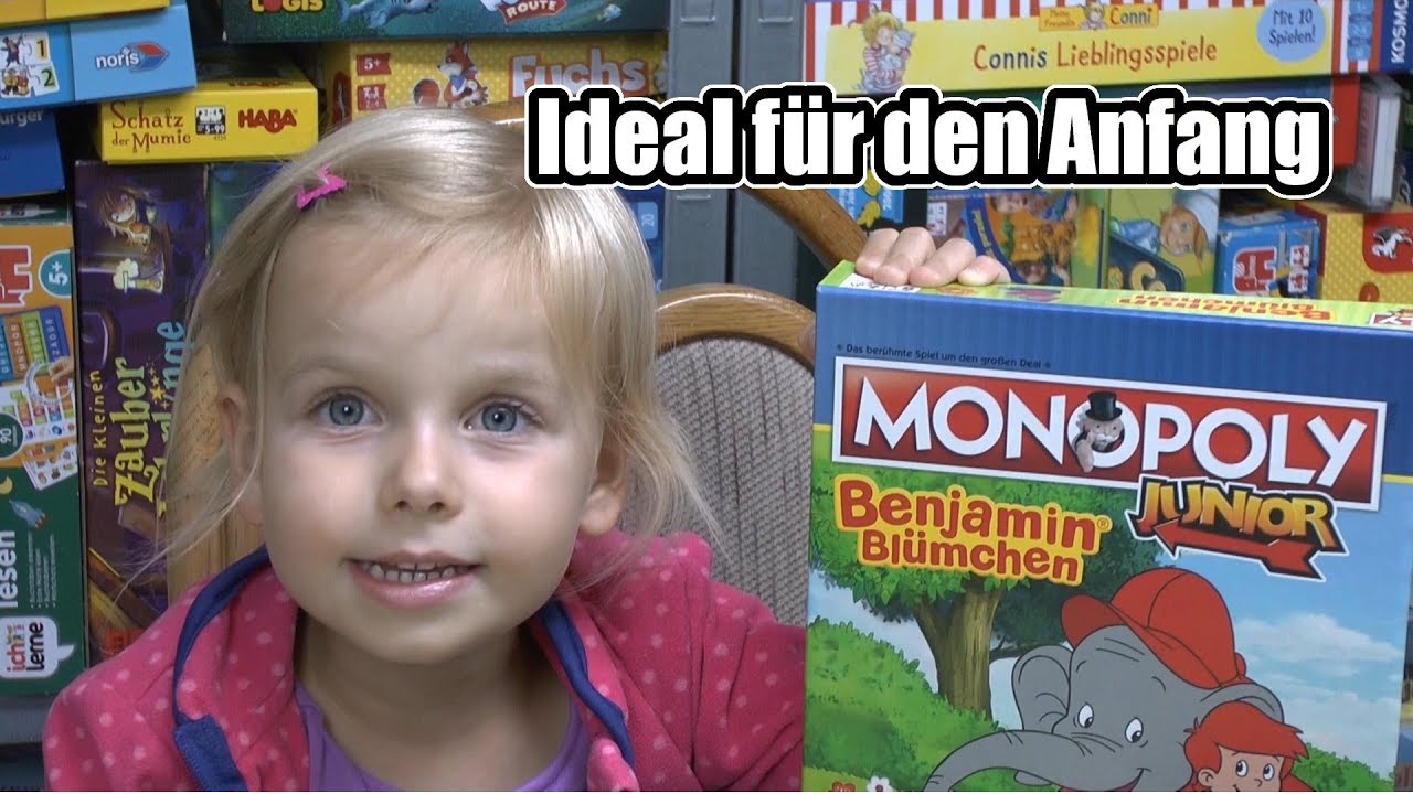 Monopoly Junior Benjamin Blümchen (Winning Moves) - ab 5 Jahre - Für Einsteiger!