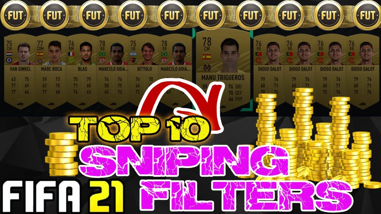 FIFA 21 TOP 10 SNIPING FILTERS RIGHT NOW, INSANE PROFITS