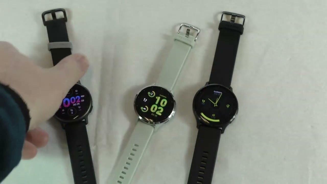 Garmin Vivoactive 5, Garmin Venu 3S en Venu 3 een korte introductie en de verschillen.