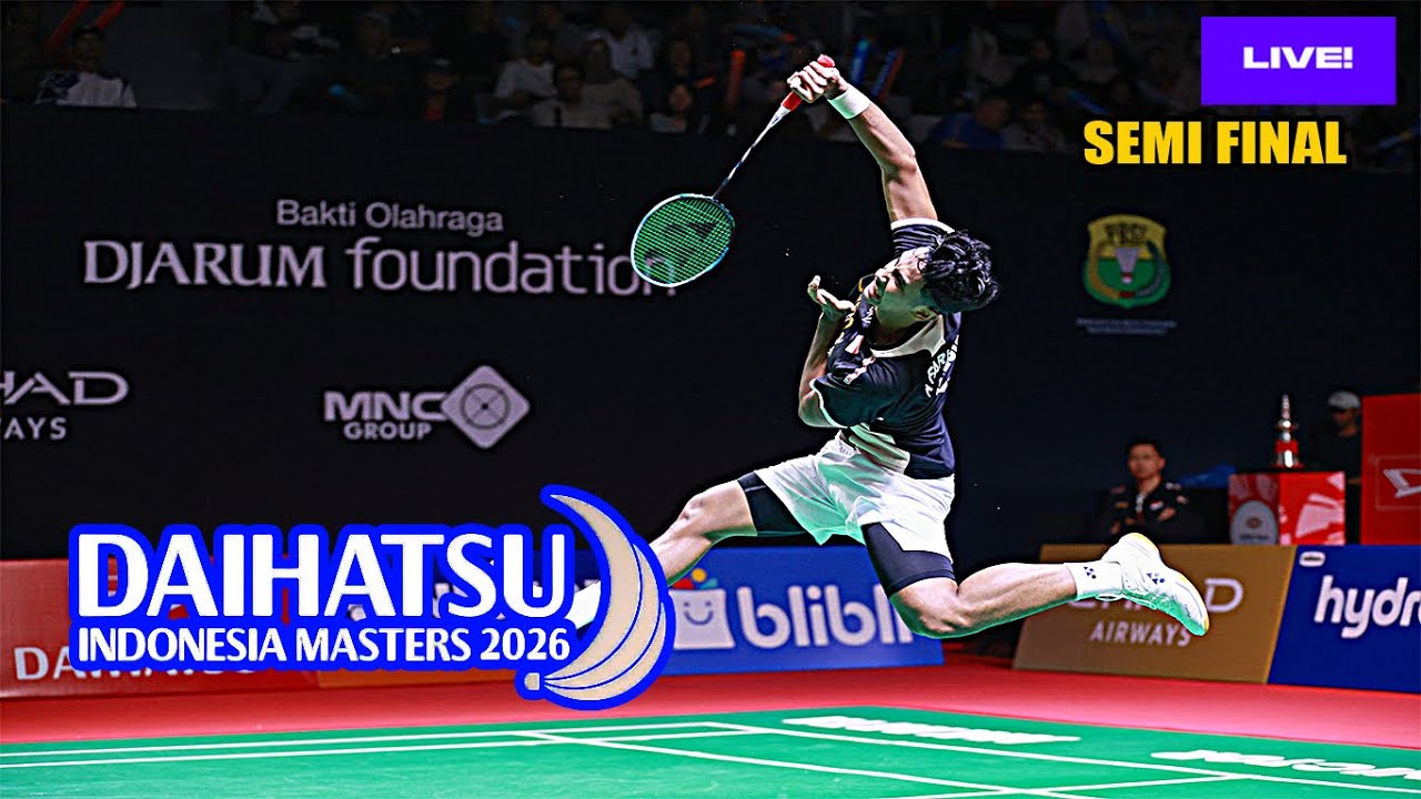 🔴LIVE SEMI FINAL - Alwi FARHAN vs CHI Yu Jen - Indonesia Masters 2026