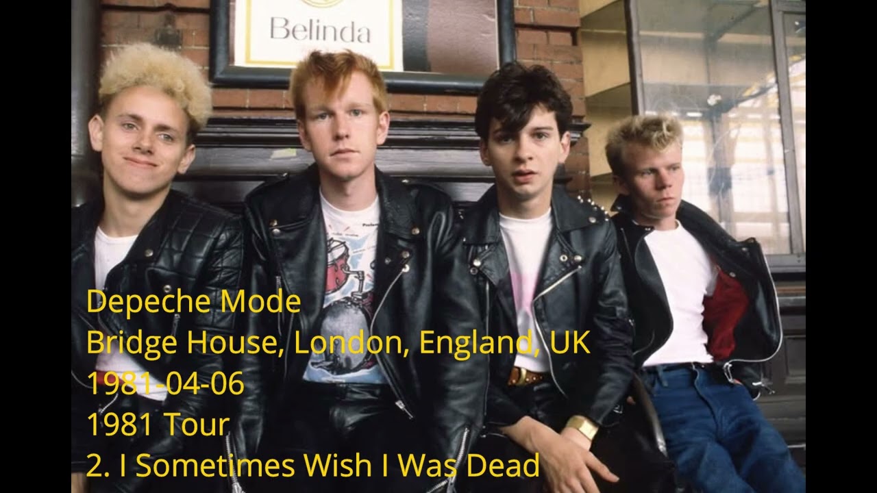 Depeche Mode - I Sometimes Wish I Was Dead live in 1981-04-06 Bridge House, London, England, UK