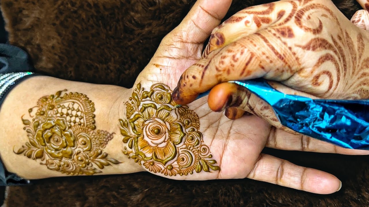 Beautiful Stylish Floral Mehndi Design Bridesmaids 2026 Wedding Henna Mehndi ka design