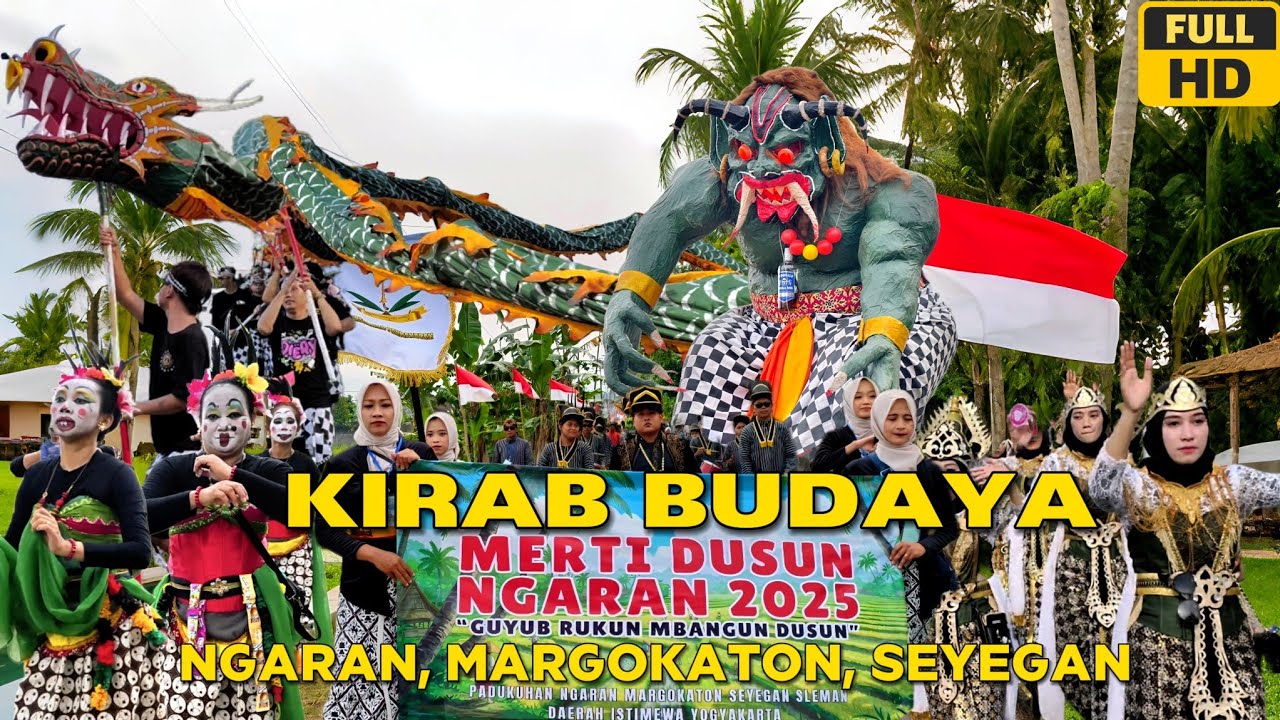 Seru‼️Kirab Budaya Padukuhan Ngaran Margokaton Seyegan Sleman 2025