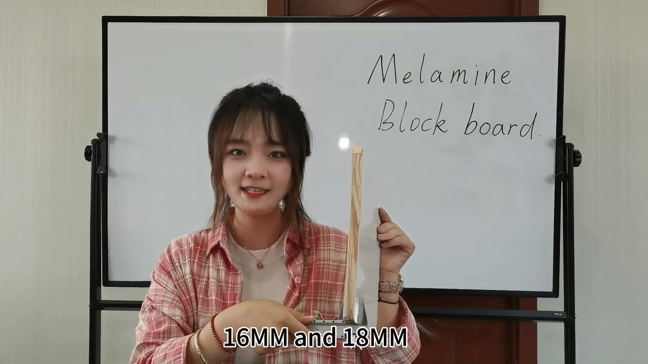 Laminated melamine block board