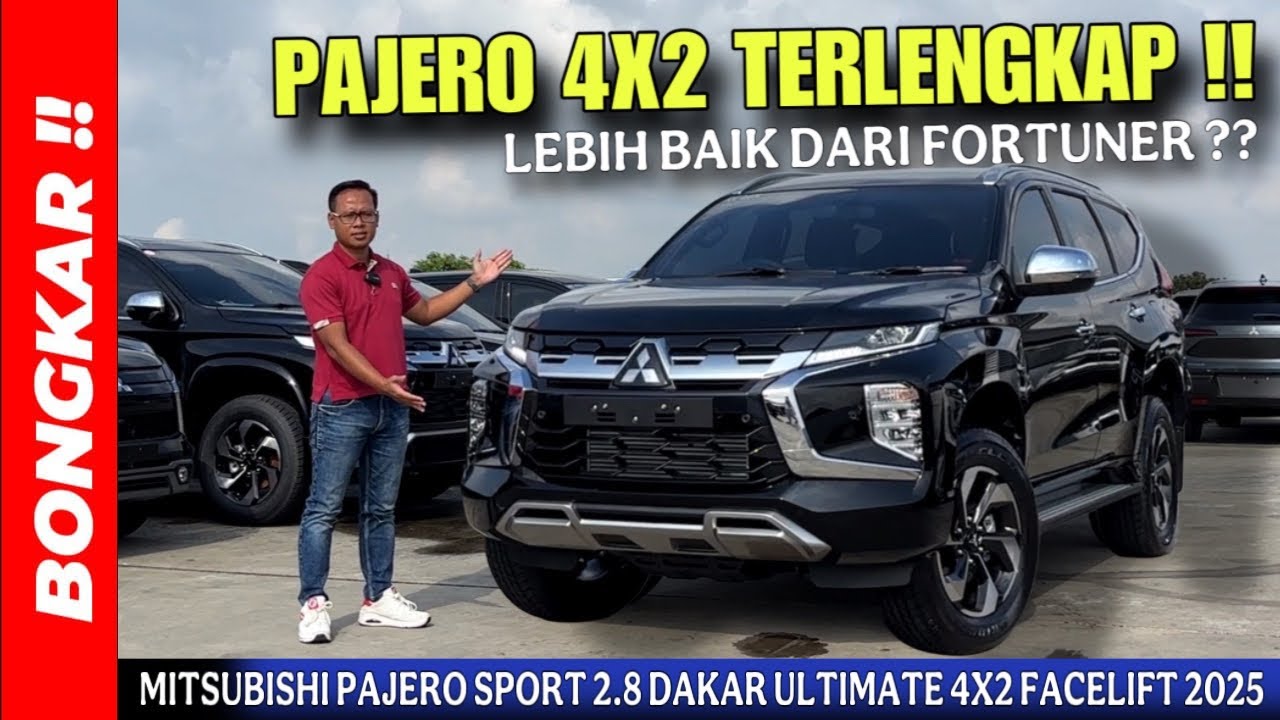 Bongkar !! MITSUBISHI PAJERO SPORT 2.4 DAKAR ULTIMATE 4X2 FACELIFT 2025 || LAWAN PASNYA FORTUNER GR
