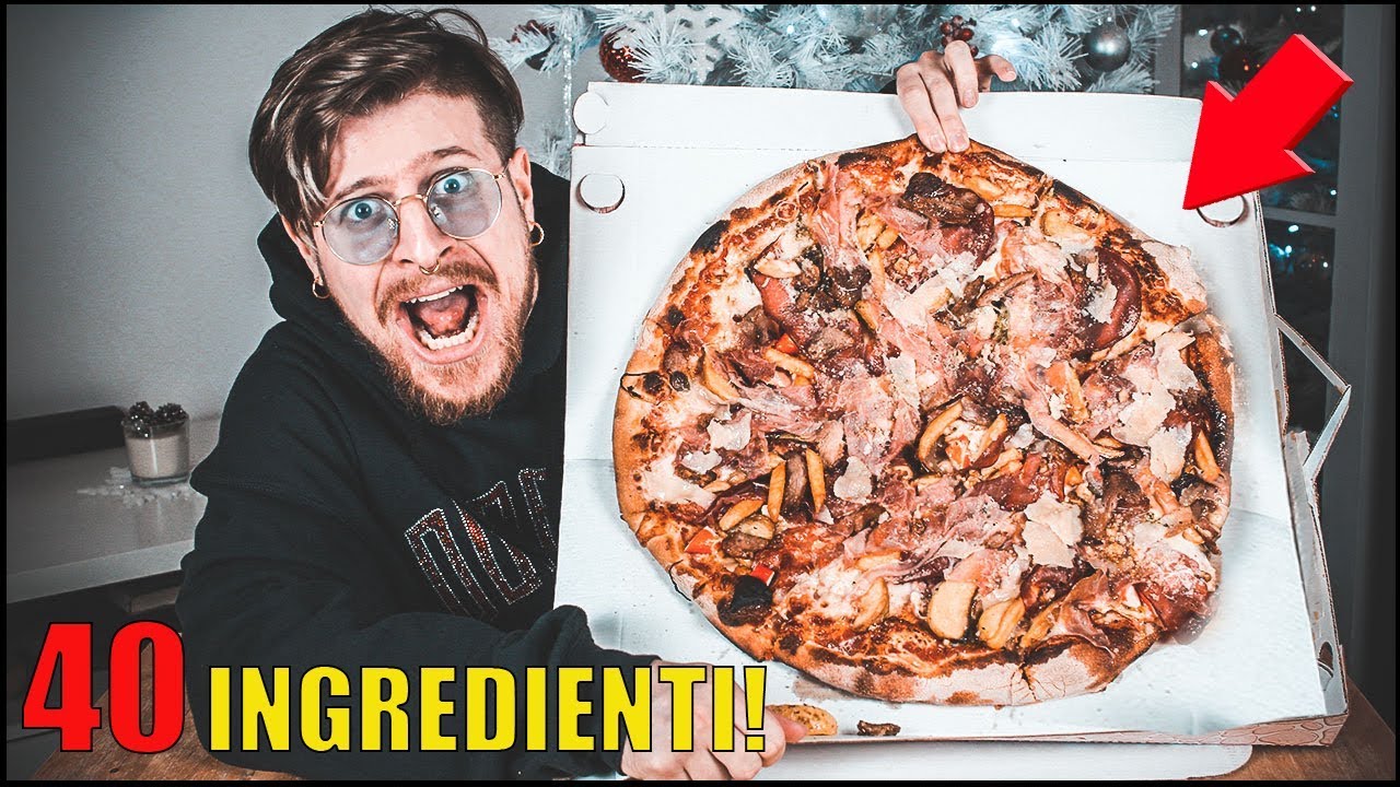 COSA SUCCEDE SE ORDINI UNA PIZZA A DOMICILIO CON 40 INGREDIENTI!