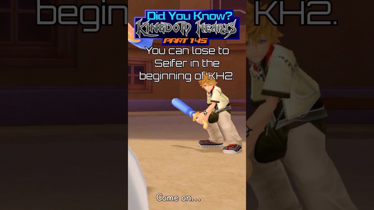 Alternate Cutscene #kingdomheartshd #gaming #didyouknow