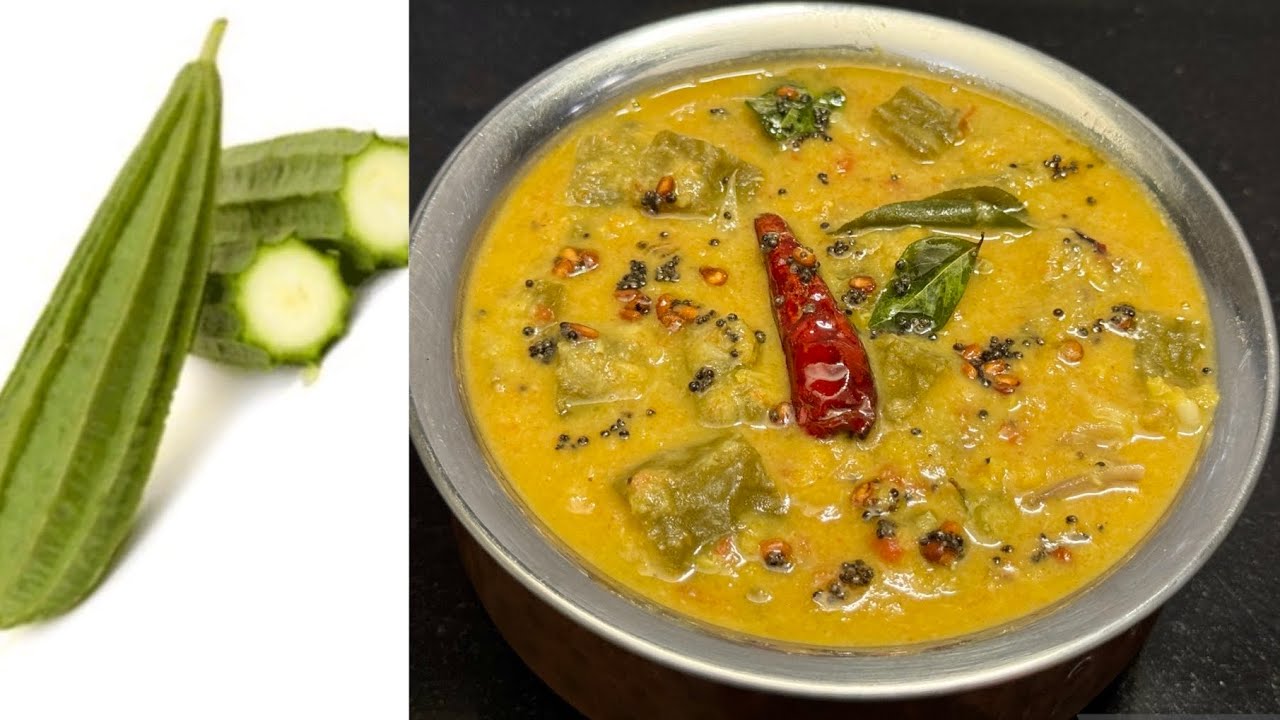 பீர்கங்காய் கூட்டு/peerkangai kootu/Ridgegourd recipes in tamil/Peerkangai Paruppu/Rudgegourd kootu