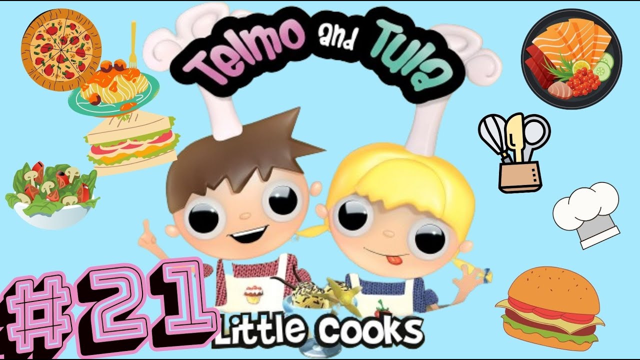 Telmo & Tula. Little Cooks. Sandwich & Apple Juicy. Recipes for Kids