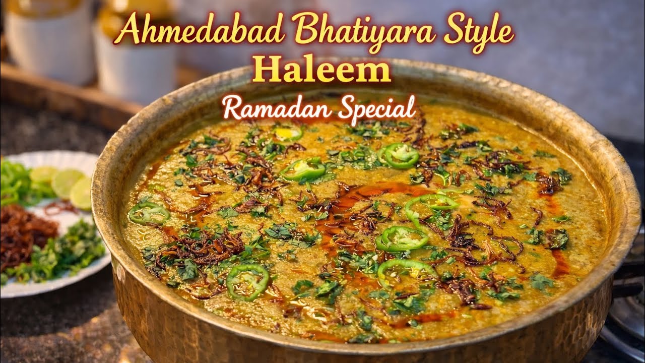 Ahmedabad Bhatiyara Style Haleem | Khichda Recipe | Authentic Ramadan Special Haleem