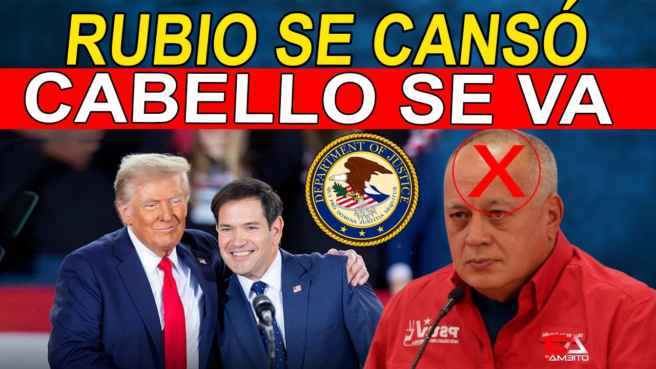 RUBIO EXPULSÓ A DIOSDADO DE VENEZUELA PLAZO HASTA EL 15 DE ABRIL